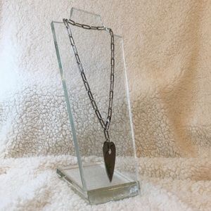 Paula Abdul heart chain necklace